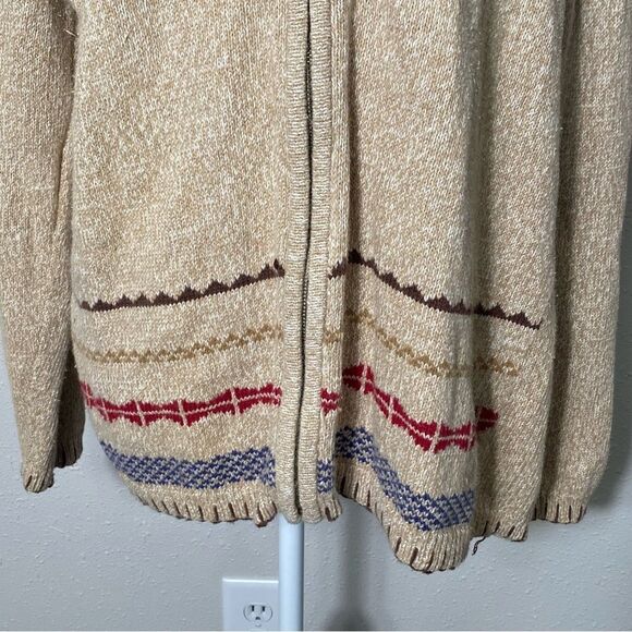 A Little Extra Spice Ramie/Cotton Blend Zipper Front Cardigan Sweater Women's 1X - Picture 11 of 16